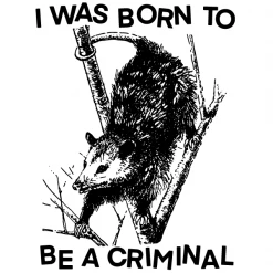 Wicked Clothes 'Born Again Criminal' Shirt