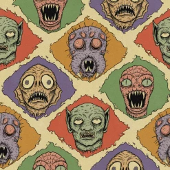 Wicked Clothes New 'Creepy Creatures' Button-Up Shirt