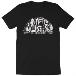 Wicked Clothes 'Cryptid Research Team' Shirt New