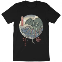 Wicked Clothes 'Cthulhu Ukiyo-e' Shirt
