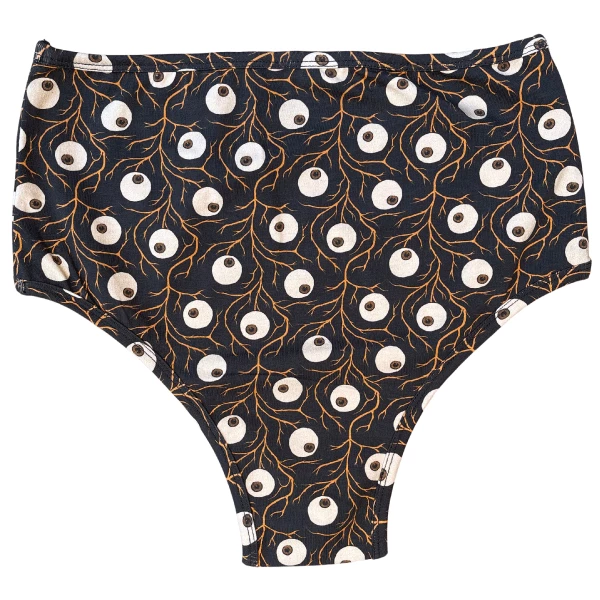 Wicked Clothes 'Eyeballs' High-Waisted Underwear New 3 Wicked Clothes 'Eyeballs' High-Waisted Underwear New
