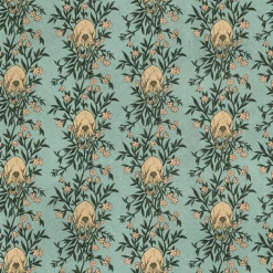 Wicked Clothes Button-Ups Floral Bats Button-Up Shirt