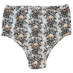 Wicked Clothes 'Floral Bats' High-Waisted Underwear New