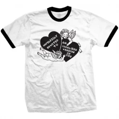 Wicked Clothes Hopelessly Devoted Ringer Shirt
