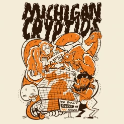 Wicked Clothes'Michigan Cryptids' Shirt New