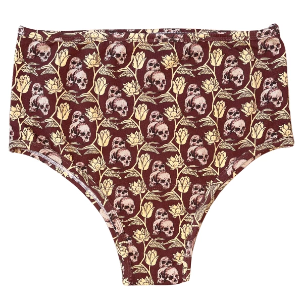Cheap Wicked Clothes 'Ornate Skulls' HighWaisted Underwear New 70