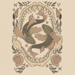 Wicked Clothes 'Pisces' Shirt New