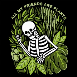 Wicked Clothes Bones Plant Friends Sweatshirt