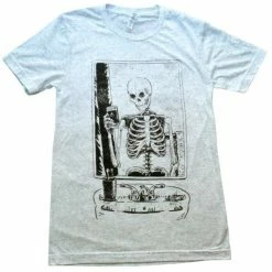 Wicked Clothes Skelfie Shirt Bones