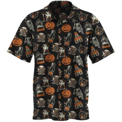 Wicked Clothes'Spooky Vintage' Button-Up Shirt