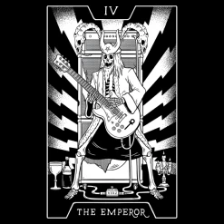 Wicked Clothes Black And White The Emperor Shirt