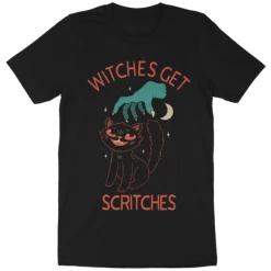 Wicked Clothes 'Witches Get Scritches' Shirt New